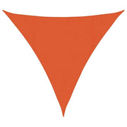 Vidaxl zonnezeil 160 g m² driehoekig 4,5x4,5x4,5 m hdpe oranje - afbeelding 2