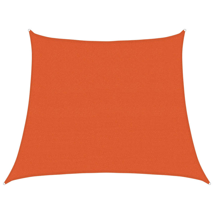 Vidaxl zonnezeil 160 g m² trapezium 3 4x3 m hdpe oranje
