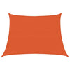 Vidaxl zonnezeil 160 g m² trapezium 4 5x3 m hdpe oranje