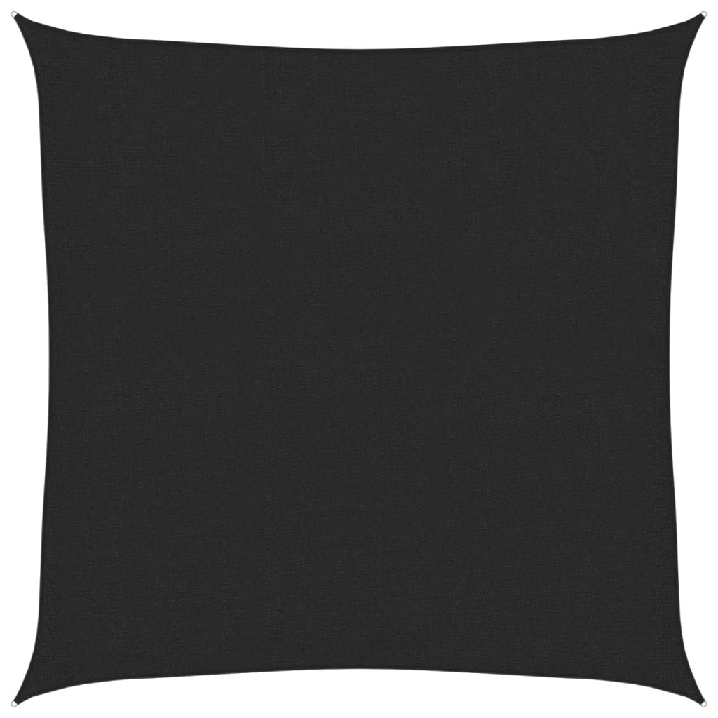 Vidaxl zonnezeil 160 g m² 2x2 m hdpe zwart
