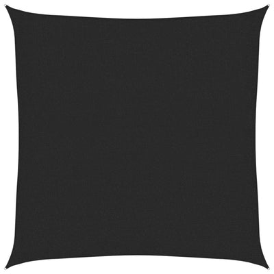 Vidaxl zonnezeil 160 g m² 2,5x2,5 m hdpe zwart