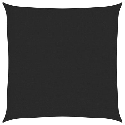 Vidaxl zonnezeil 160 g m² 3x3 m hdpe zwart