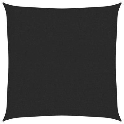 Vidaxl zonnezeil 160 g m² 3,6x3,6 m hdpe zwart