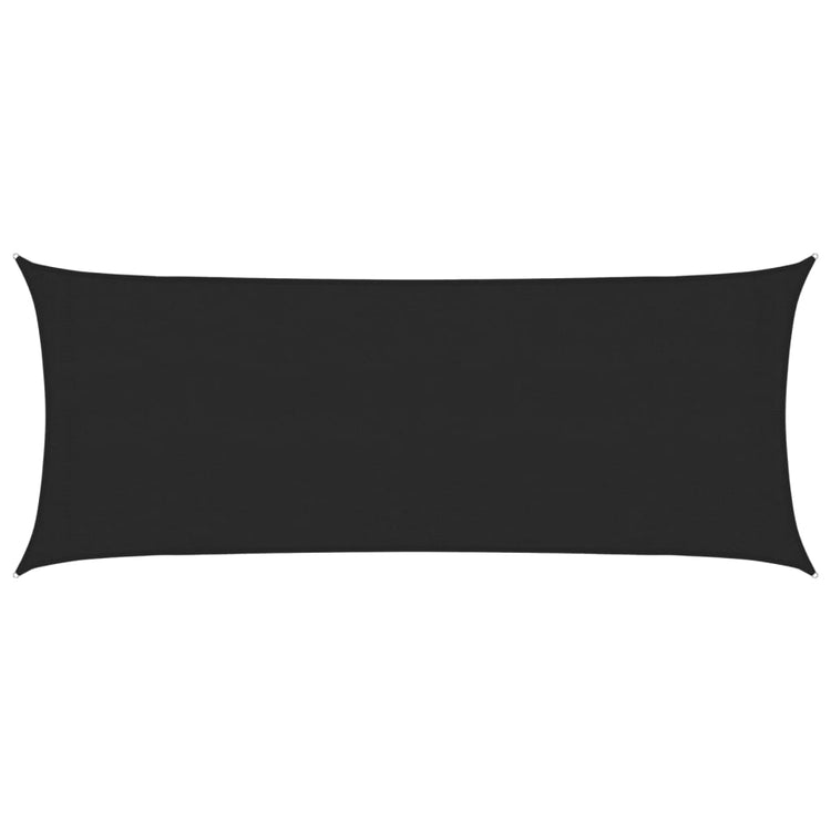 Vidaxl zonnezeil 160 g m² 2x5 m hdpe zwart