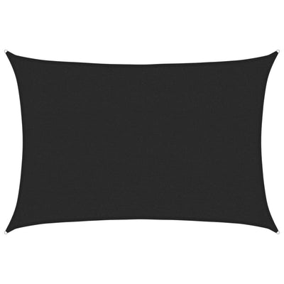 Vidaxl zonnezeil 160 g m² 2,5x4 m hdpe zwart