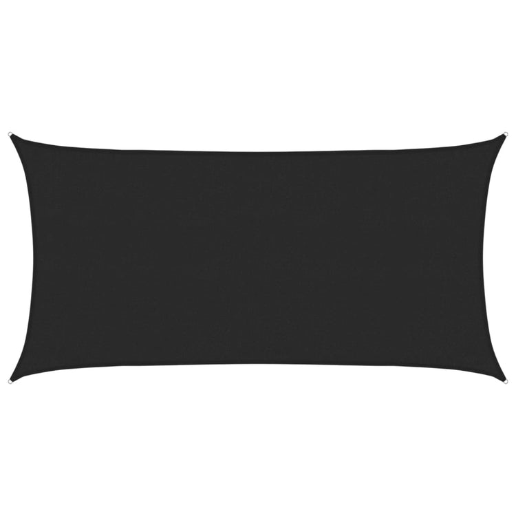 Vidaxl zonnezeil 160 g m² 3x6 m hdpe zwart