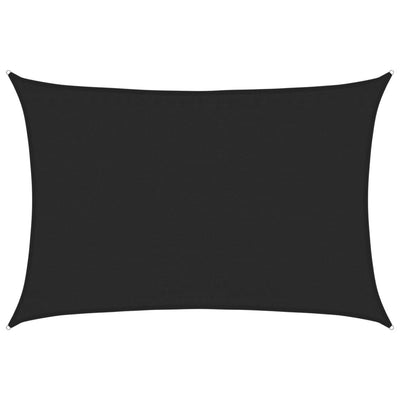Vidaxl zonnezeil 160 g m² 3,5x4,5 m hdpe zwart