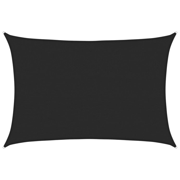Vidaxl zonnezeil 160 g m² 4x5 m hdpe zwart