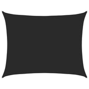 Vidaxl zonnezeil 160 g m² rechthoekig 6x8 m hdpe zwart - afbeelding 2