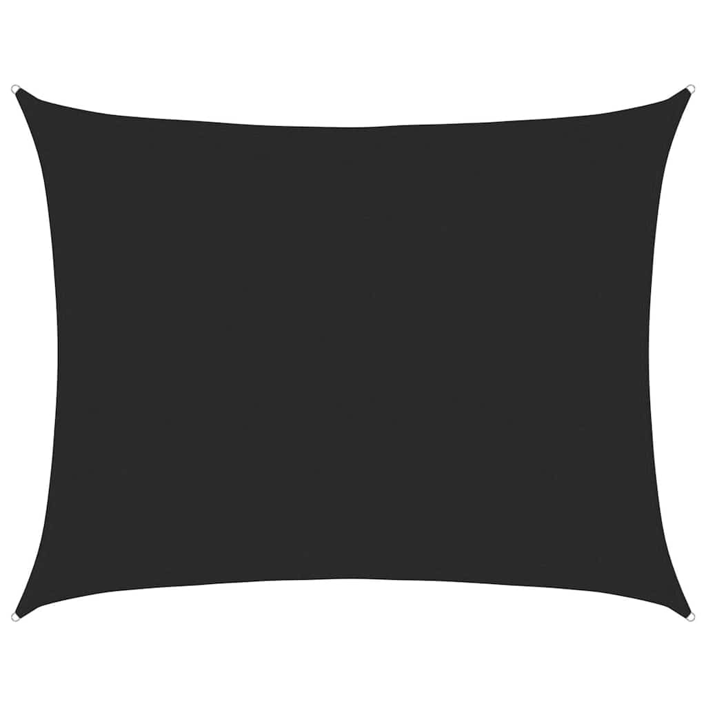 Vidaxl zonnezeil 160 g m² rechthoekig 6x8 m hdpe zwart
