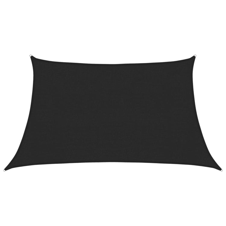 Vidaxl zonnezeil 160 g m² 3 4x2 m hdpe zwart