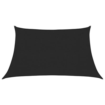 Vidaxl zonnezeil 160 g m² 3 4x2 m hdpe zwart