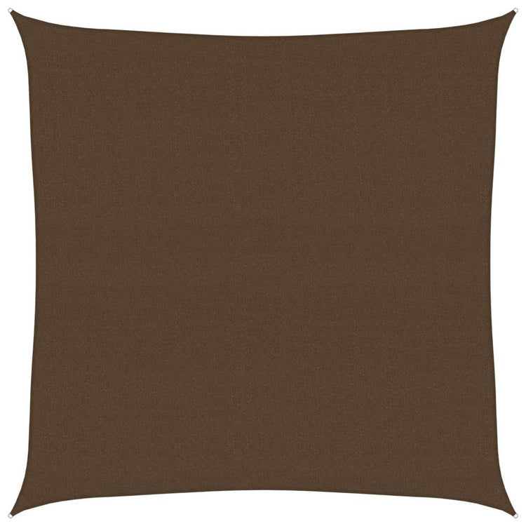 Vidaxl zonnezeil 160 g m² 4,5x4,5 m hdpe bruin