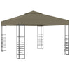 Vidaxl tuinpaviljoen 180 g m² 3x3 m taupe