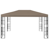 Vidaxl prieel 4x3 m taupe - afbeelding 2