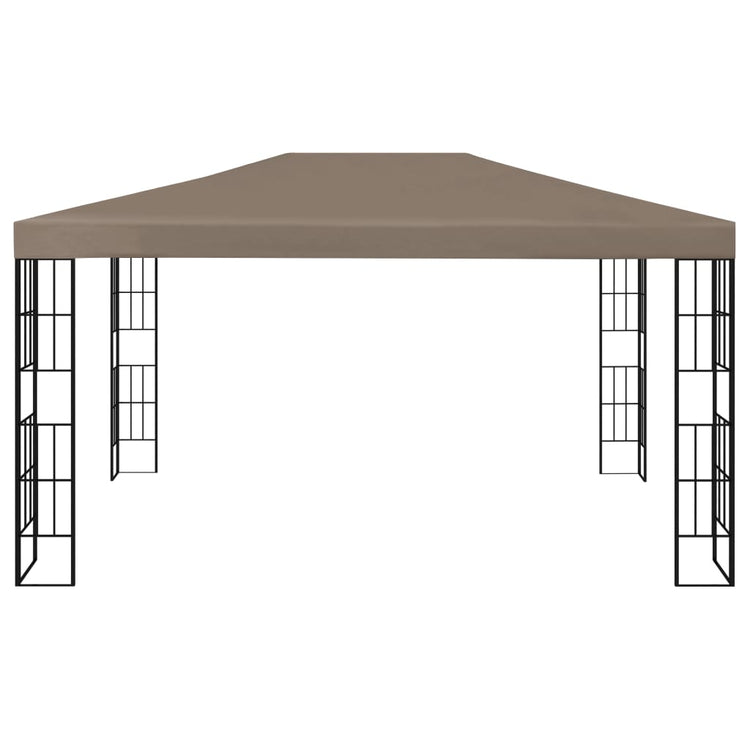 Vidaxl prieel 4x3 m taupe