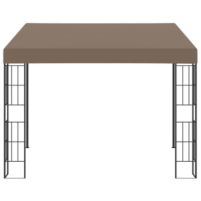 Vidaxl wandprieel 3x3 m stof taupe