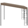 Vidaxl wandprieel 3x3x2,5 m taupe