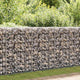 Vidaxl schanskorfmuur met deksels 60x30x100 cm gegalvaniseerd staal