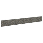VidaXL Schanskorfmuur met deksels 900x30x100 cm gegalvaniseerd staal - afbeelding 1