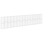 VidaXL Schanskorfmuur met deksels 900x30x200 cm gegalvaniseerd staal - afbeelding 2