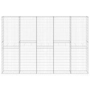 VidaXL Schanskorfmuur met deksels 300x30x200 cm gegalvaniseerd staal - afbeelding 3
