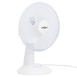 Vidaxl tafelventilator 3 snelheden 40 w 30 cm wit - afbeelding 1