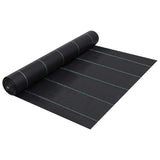 Vidaxl worteldoek 2x100 m pp zwart - afbeelding 1