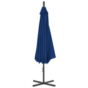Vidaxl zweefparasol met stalen paal 300 cm azuurblauw - afbeelding 3