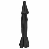 Vidaxl vervangingsdoek voor parasol 515 cm zwart - afbeelding 1