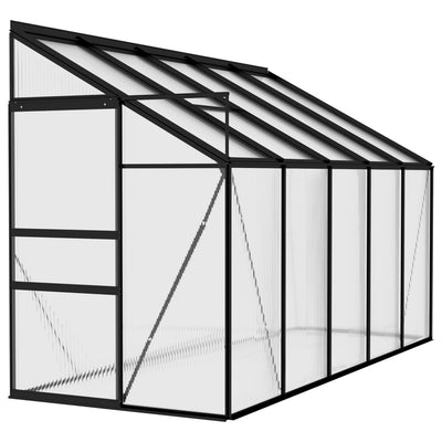 VidaXL Broeikas 6,23 m³ aluminium antracietkleurig