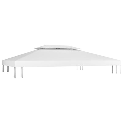 Vidaxl prieeldak 2-laags 310 g m² 4x3 m wit