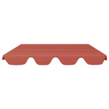 Vidaxl vervangingsluifel schommelbank 188 168x145 110 cm terracotta - afbeelding 3