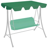 Vidaxl vervangingsluifel voor schommelbank 188 168x145 110 cm groen - afbeelding 1