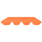Vidaxl vervangingsluifel voor schommelbank 188 168x145 110 cm oranje - afbeelding 3