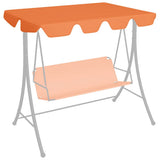 Vidaxl vervangingsluifel voor schommelbank 188 168x145 110 cm oranje - afbeelding 1