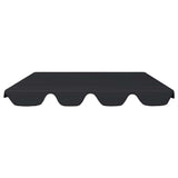 Vidaxl vervangingsluifel voor schommelbank 188 168x145 110 cm zwart - afbeelding 3
