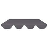 Vidaxl vervangingsluifel voor schommelbank 150 130x105 70 cm antraciet - afbeelding 3