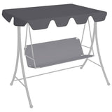 Vidaxl vervangingsluifel voor schommelbank 150 130x105 70 cm antraciet - afbeelding 1