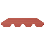 Vidaxl vervangingsluifel voor schommelbank 150 130x105 70cm terracotta - afbeelding 3