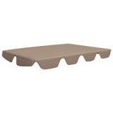 Vidaxl vervangingsluifel voor schommelbank 150 130x105 70 cm taupe - afbeelding 2