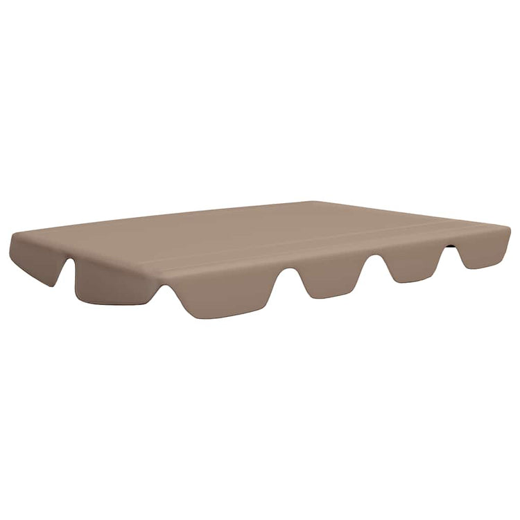 Vidaxl vervangingsluifel voor schommelbank 150 130x105 70 cm taupe