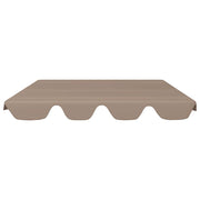 Vidaxl vervangingsluifel voor schommelbank 150 130x105 70 cm taupe - afbeelding 3