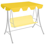 Vidaxl vervangingsluifel voor schommelbank 150 130x105 70 cm geel - afbeelding 1