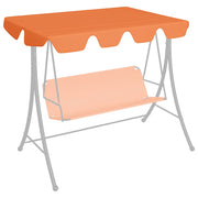 Vidaxl vervangingsluifel voor schommelbank 150 130x105 70 cm oranje - afbeelding 1