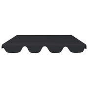 Vidaxl vervangingsluifel voor schommelbank 150 130x105 70 cm zwart - afbeelding 3