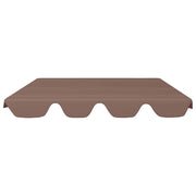 Vidaxl vervangingsluifel voor schommelbank 150 130x105 70 cm bruin - afbeelding 3