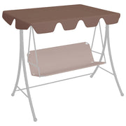 Vidaxl vervangingsluifel voor schommelbank 150 130x105 70 cm bruin - afbeelding 1