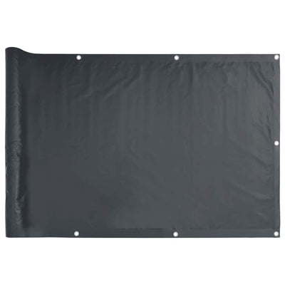 Vidaxl balkonscherm 75x300 cm oxford stof antraciet