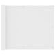 Vidaxl balkonscherm 75x300 cm oxford stof wit